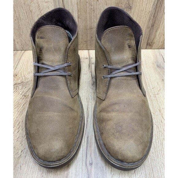Clarks Men’s Bushacre 2 Chukka Desert Boots Beeswax 82286 Lace Up Brown  Size 12 - Picture 4 of 16